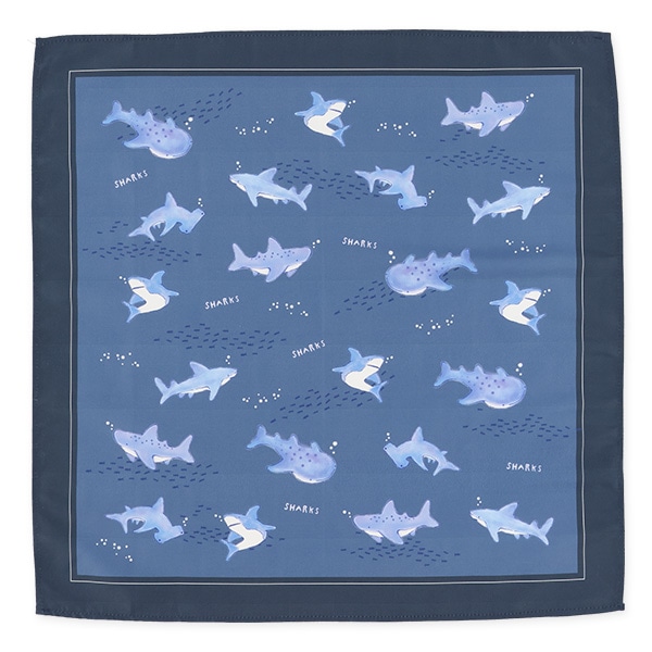 3枚組ランチクロス（サメ・くるま）