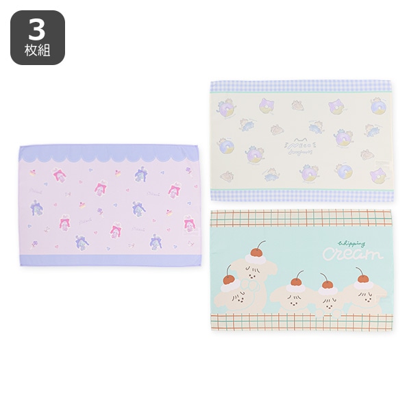 3枚組ランチョンマット（ねこ・その他）