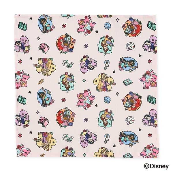 3枚組ランチクロス（ディズニープリンセス）