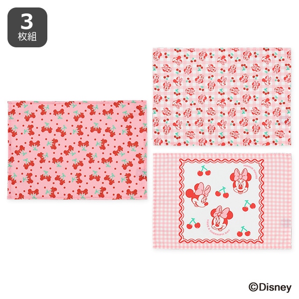 3枚組ランチョンマット（ミニーマウス）
