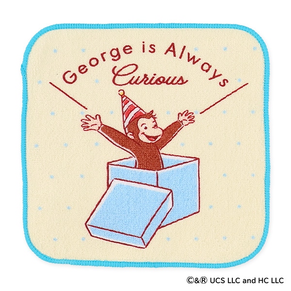 5枚組ミニタオル（おさるのジョージ・わくわくプレイング）