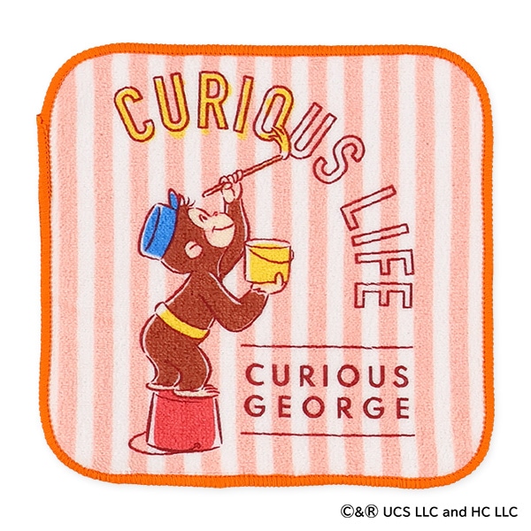 5枚組ミニタオル（おさるのジョージ・わくわくプレイング）