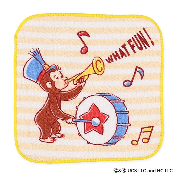 5枚組ミニタオル（おさるのジョージ・わくわくプレイング）