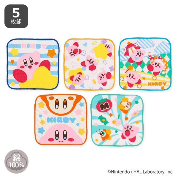 5枚組ミニタオル（星のカービィ・カービィがいっぱい）