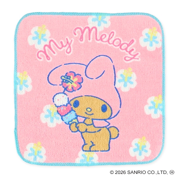 5枚組ミニタオル（サンリオキャラクターズ・日焼け）