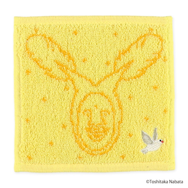 3枚組刺繍入りジャガードミニタオル（こびとづかん）