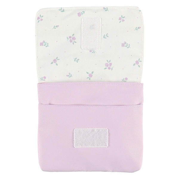 移動ポケット（花柄リボンチャーム）