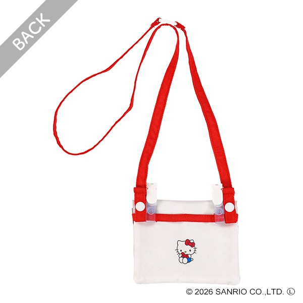 アップリケ付き移動ポケット（ハローキティ）