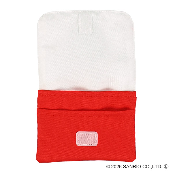 アップリケ付き移動ポケット（ハローキティ）