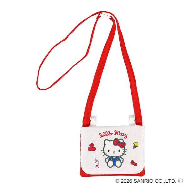 アップリケ付き移動ポケット（ハローキティ）