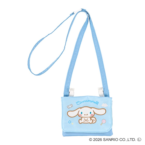 アップリケ付き移動ポケット（シナモロール）