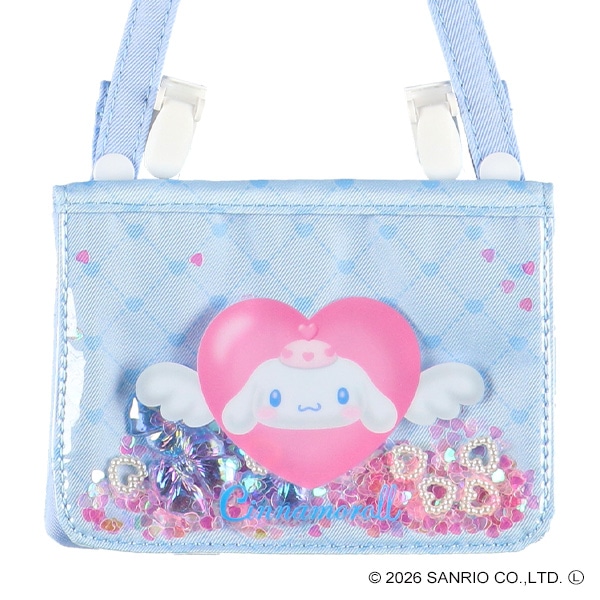 スパンコール入り移動ポケット（シナモロール）