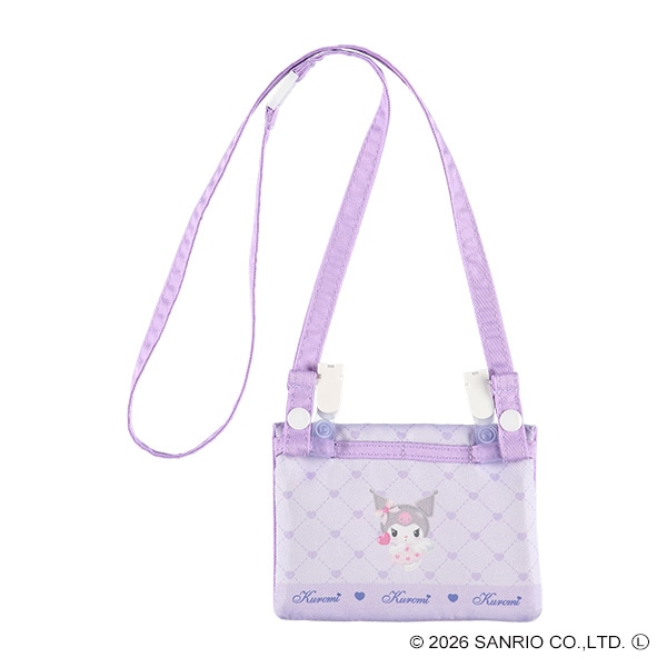 スパンコール入り移動ポケット（クロミ）