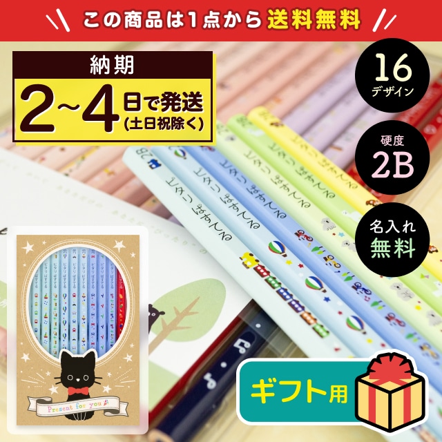 名入れ鉛筆ピタリ＜パステル＞（ギフト込み価格）