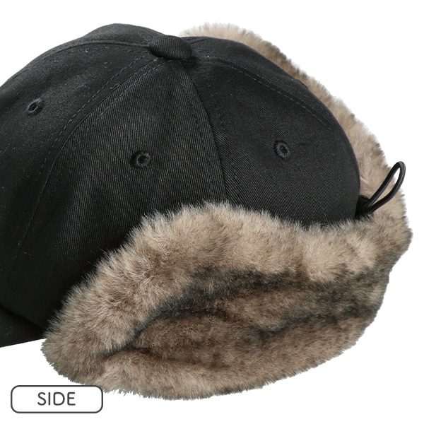 耳当てファー付きキャップ