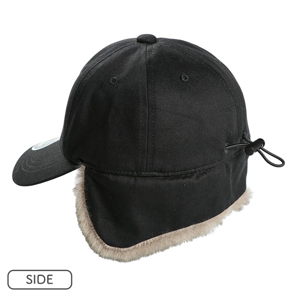耳当てファー付きキャップ