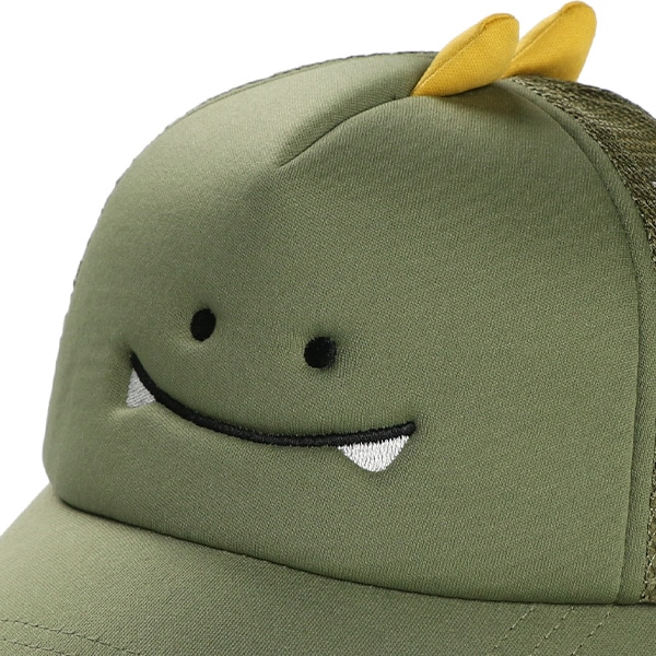 垂れ付きメッシュキャップ（なりきり恐竜）