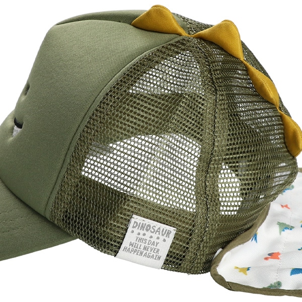 垂れ付きメッシュキャップ（なりきり恐竜）