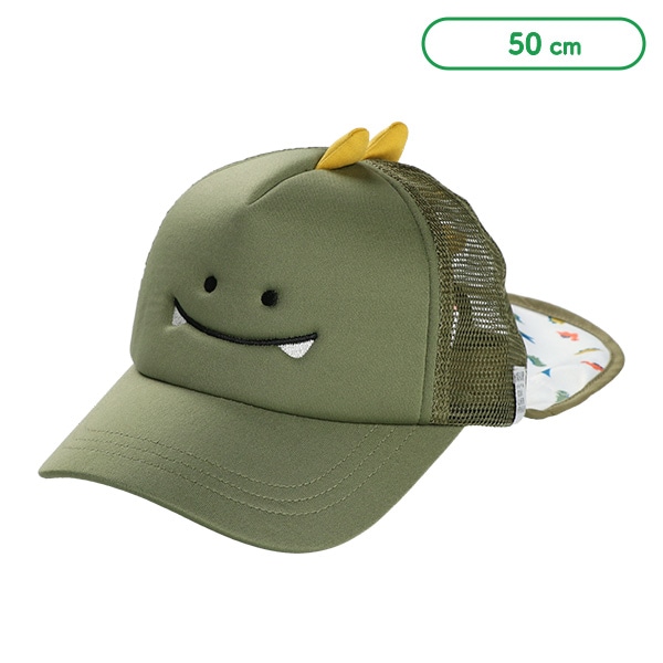 垂れ付きメッシュキャップ（なりきり恐竜）