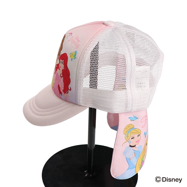 垂れ付きメッシュキャップ（ディズニープリンセス）