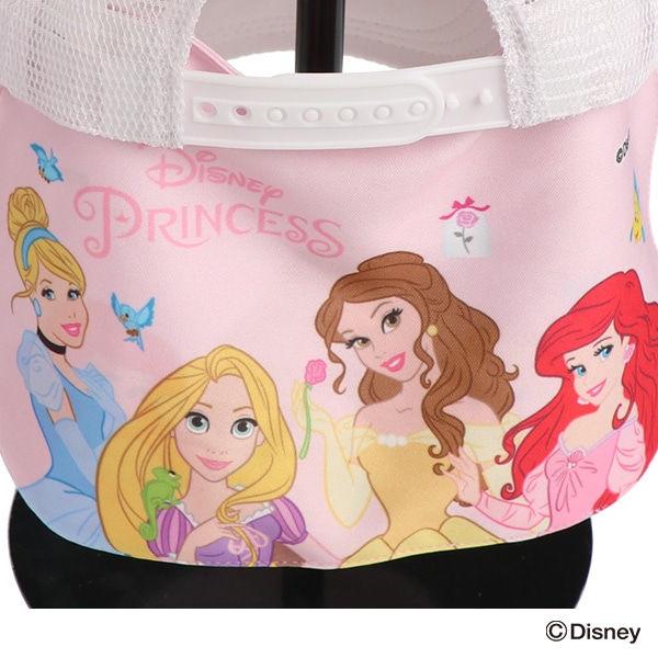 垂れ付きメッシュキャップ（ディズニープリンセス）