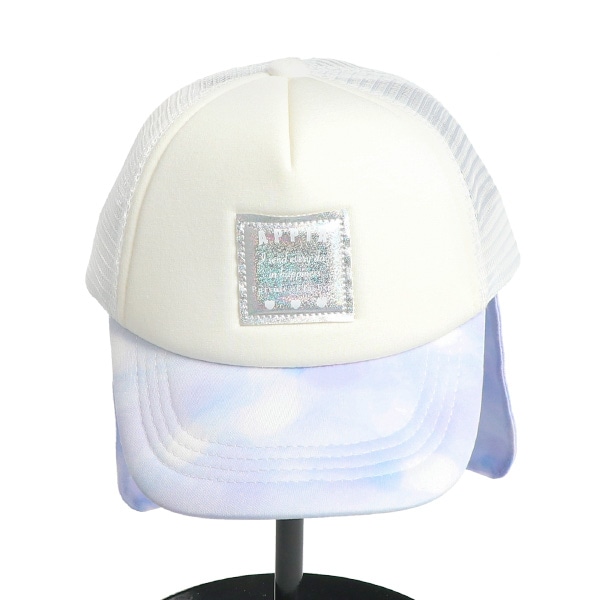 垂れ付きメッシュキャップ（オーロラ）