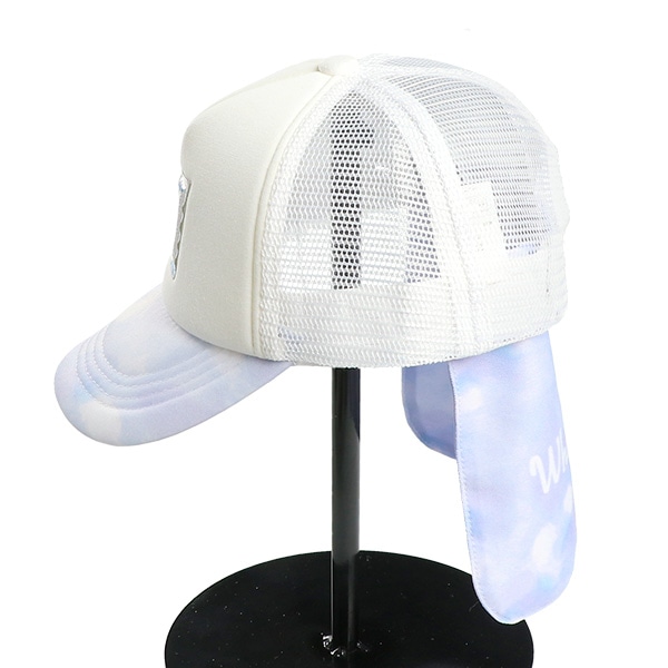 垂れ付きメッシュキャップ（オーロラ）