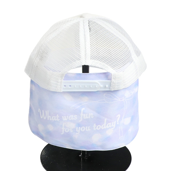 垂れ付きメッシュキャップ（オーロラ）