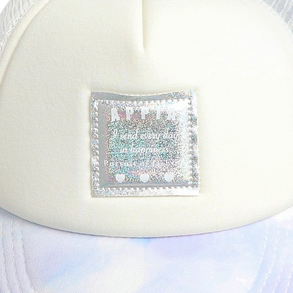 垂れ付きメッシュキャップ（オーロラ）