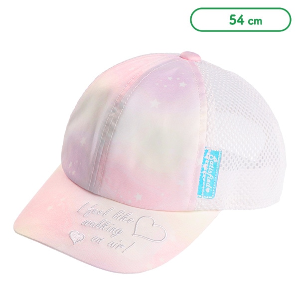 メッシュキャップ（オーロラつば刺繍）