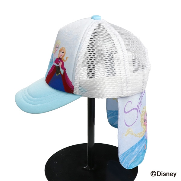 日除け付きメッシュキャップ（アナと雪の女王）