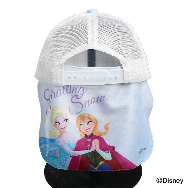 日除け付きメッシュキャップ（アナと雪の女王）