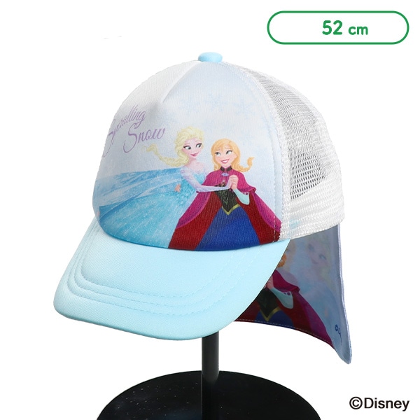 日除け付きメッシュキャップ（アナと雪の女王）