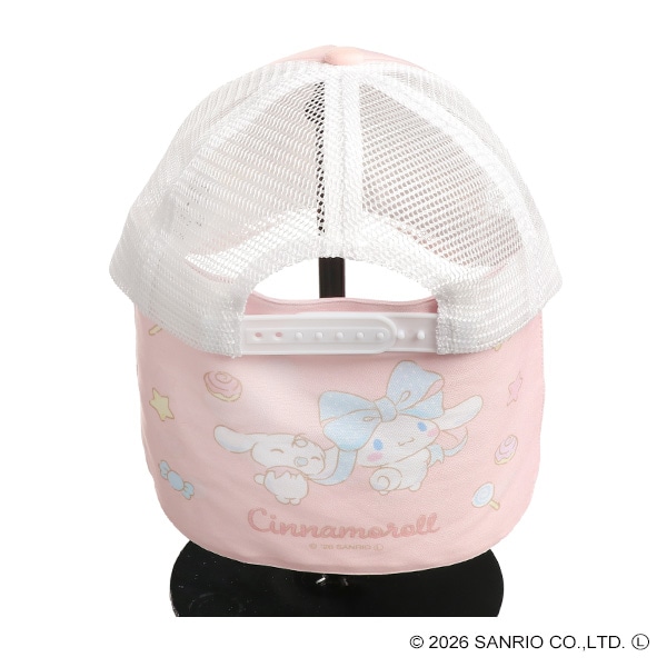 垂れ付きシャカシャカメッシュキャップ（シナモロール）