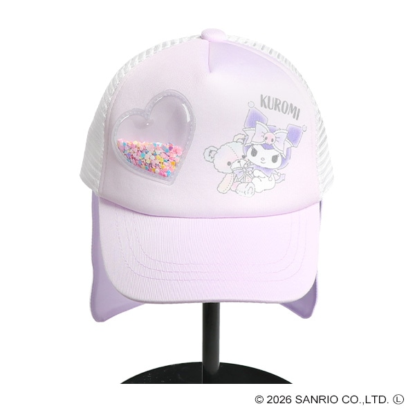 垂れ付きシャカシャカメッシュキャップ（クロミ）