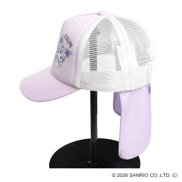 垂れ付きシャカシャカメッシュキャップ（クロミ）