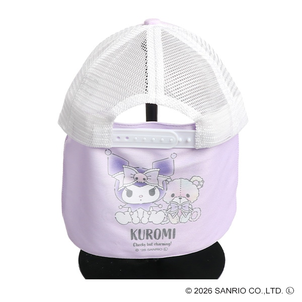 垂れ付きシャカシャカメッシュキャップ（クロミ）