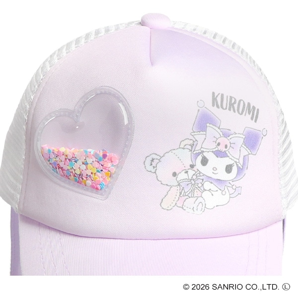 垂れ付きシャカシャカメッシュキャップ（クロミ）