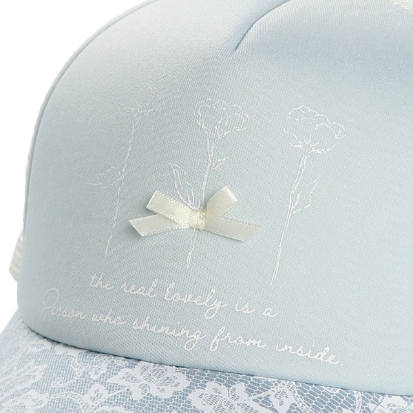 メッシュキャップ（つばレース）