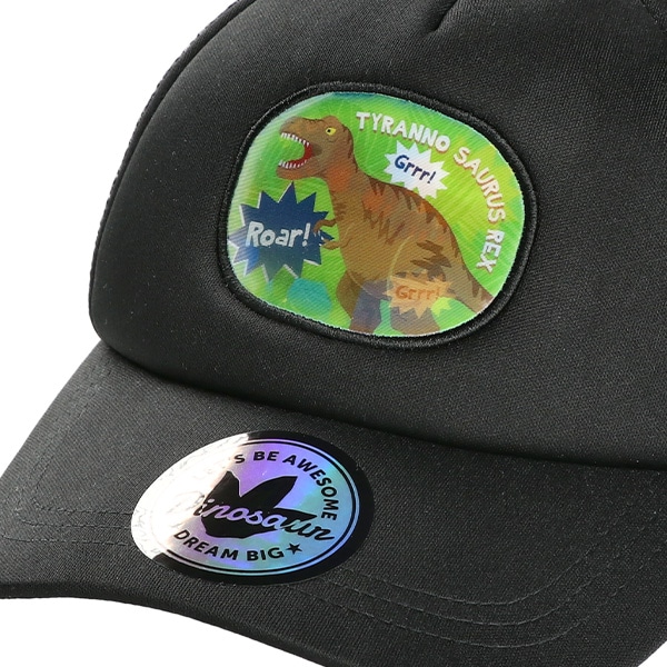 メッシュレンチキュラーキャップ（恐竜）