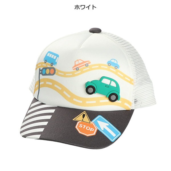 ジビッツ付きメッシュキャップ