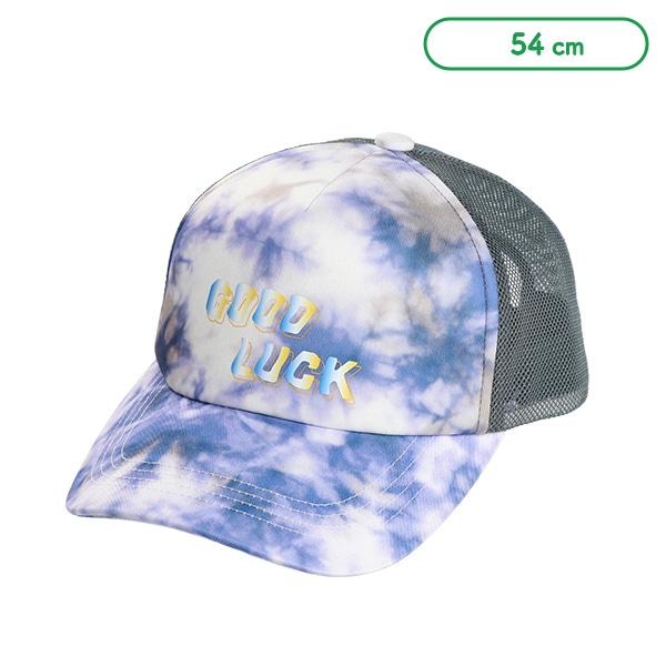 メッシュキャップ（雲柄ゆがみロゴ）