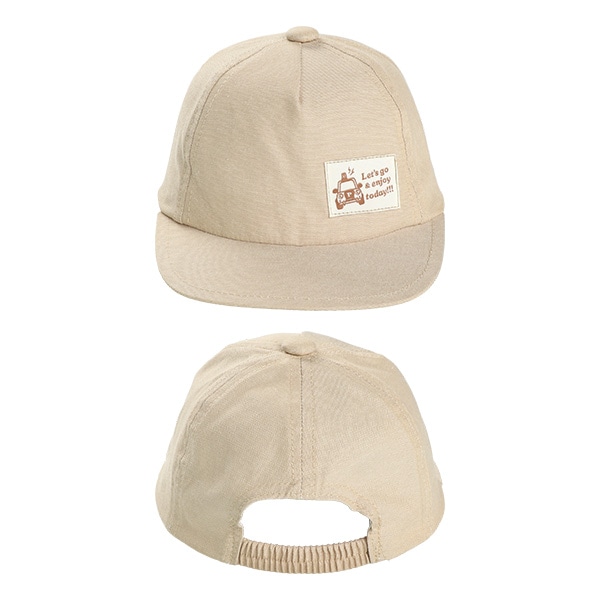 平つば帽子（くるまワッペン）