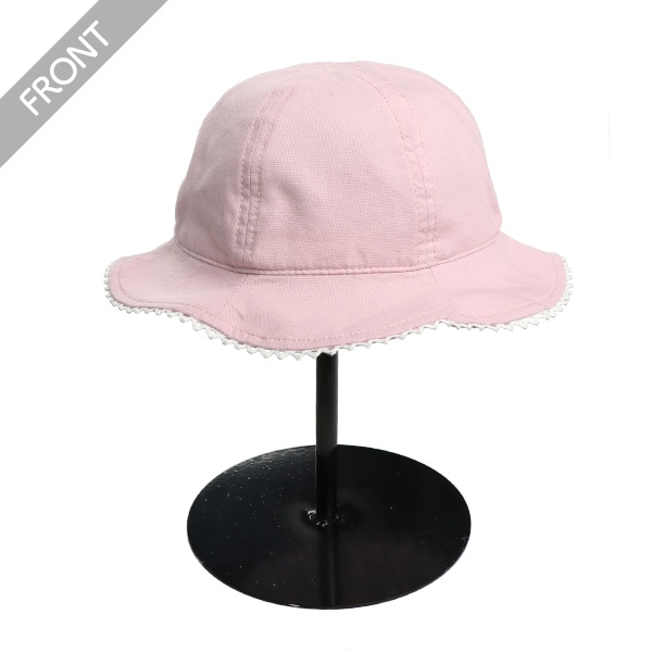 垂れ付き小つば帽子（チューリップ）