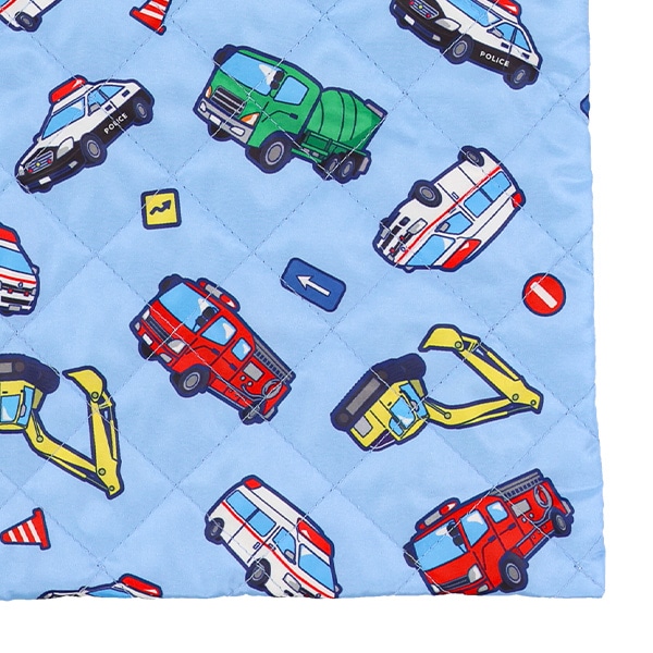 キルト巾着バッグ（くるま）