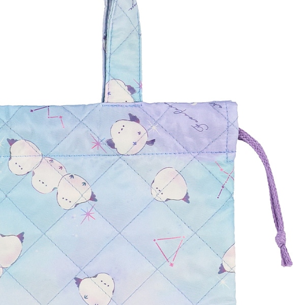 キルト巾着バッグ（シマエナガ）