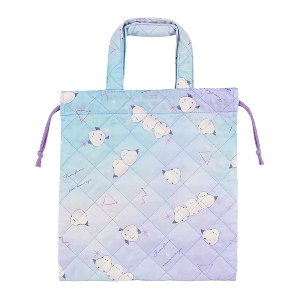 キルト巾着バッグ（シマエナガ）