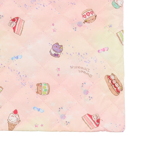 キルト巾着バッグ（スイーツアニマル）