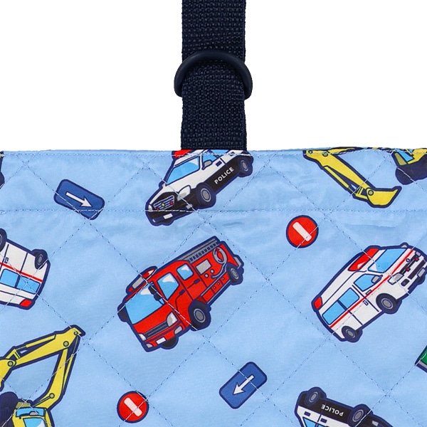 キルトシューズバッグ（ダイナソー）