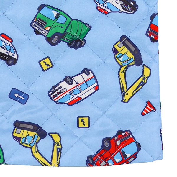 キルトシューズバッグ（くるま）